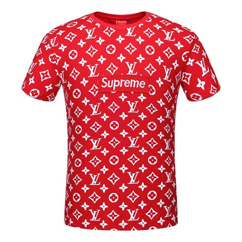 maglia maniche corterossa louis vuitton supreme|supreme x Louis Vuitton.